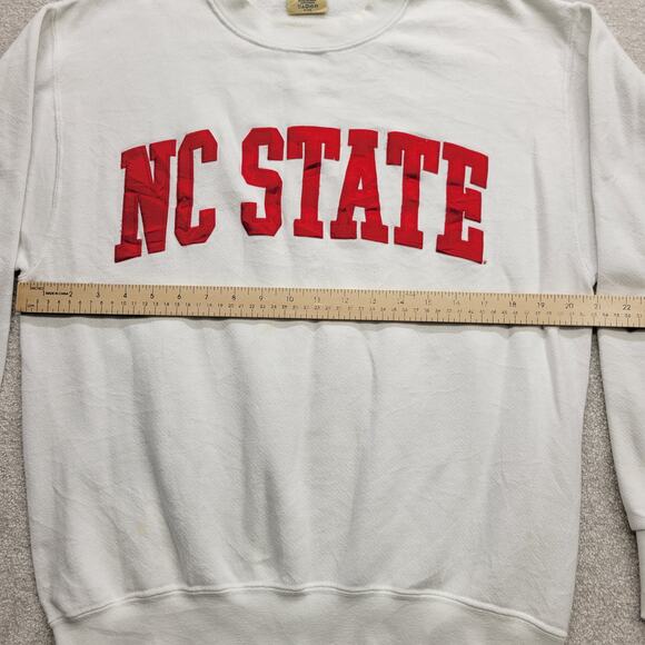 Vintage The Game North Carolina State University PullOver Sweatshirt Mens Medium - Picture 4 of 7